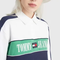 TOMMY HILFIGER Shirts & Polos<Colour-Block Cropped Rugby Shirt