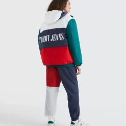 TOMMY HILFIGER Jackets & Vests<Colour-Blocked Oversized Hooded Jacket