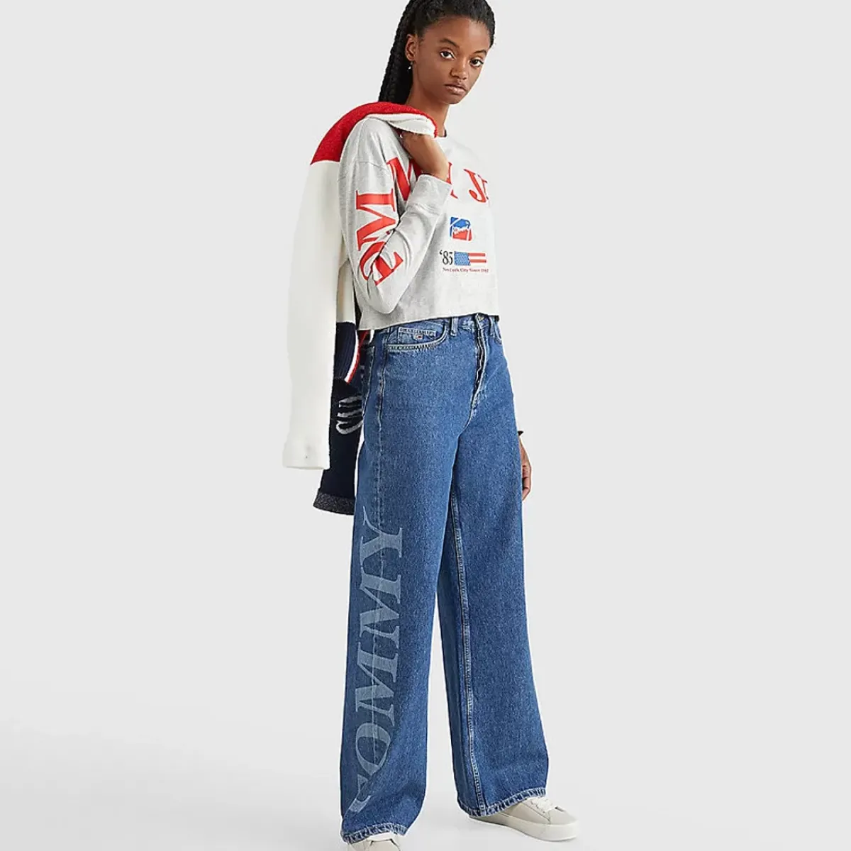 TOMMY HILFIGER Tees & Tanks<Cropped Modern Sport Long Sleeve Tee