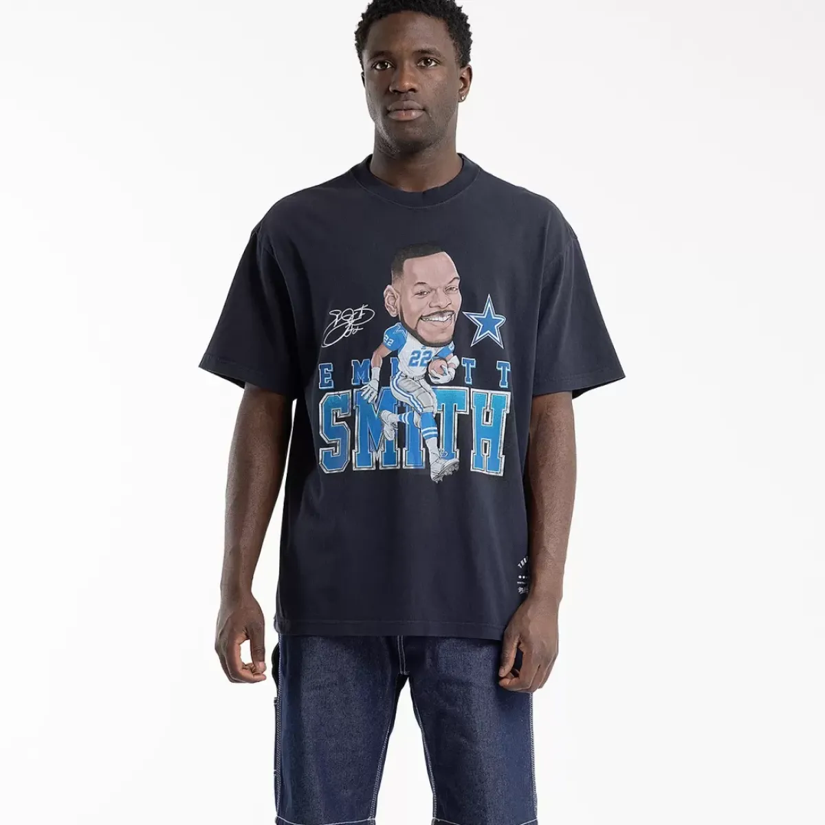 MITCHELL AND NESS Tees & Singlets<Dallas Cowboys Caricature Tee Unisex