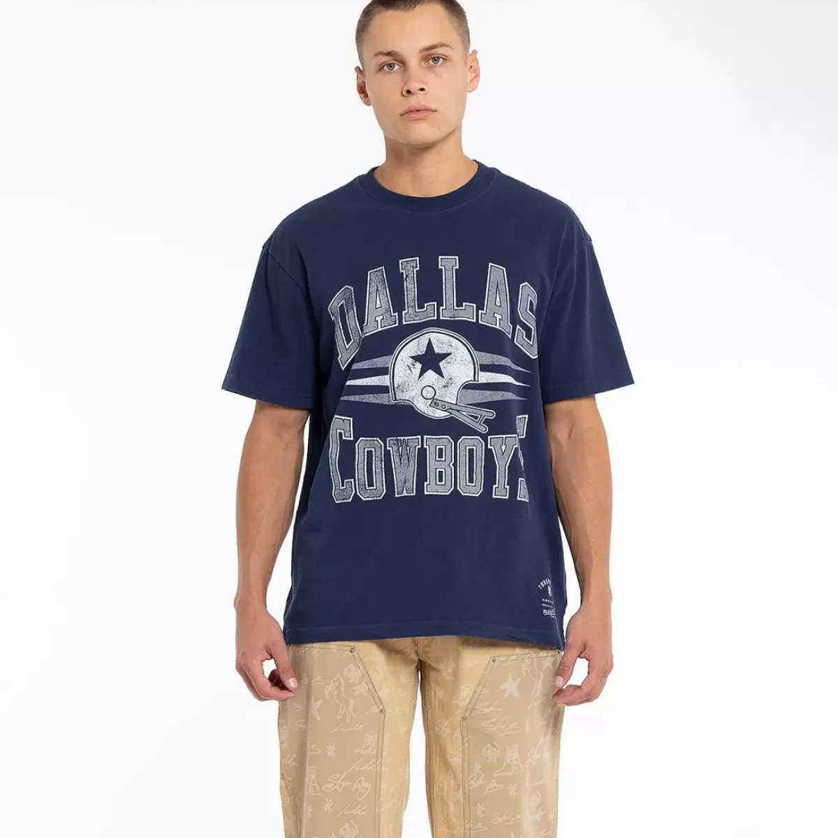MITCHELL AND NESS Tees & Tanks<Dallas Cowboys Diamond Tee Unisex