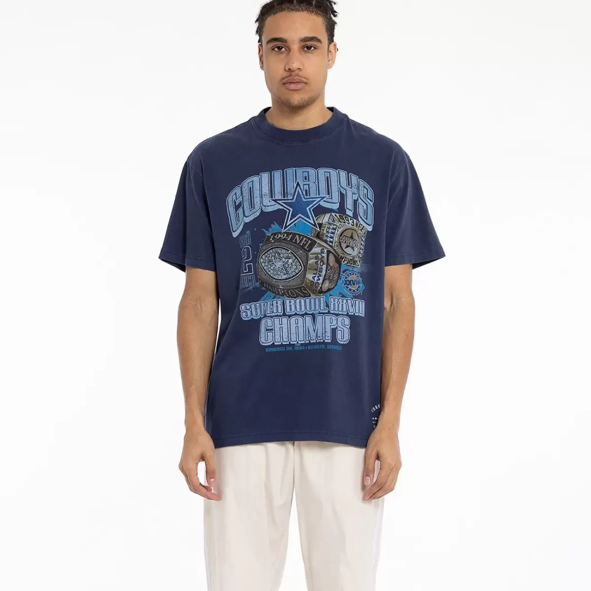 MITCHELL AND NESS Tees & Tanks<Dallas Cowboys Superbowl Champions Tee Unisex