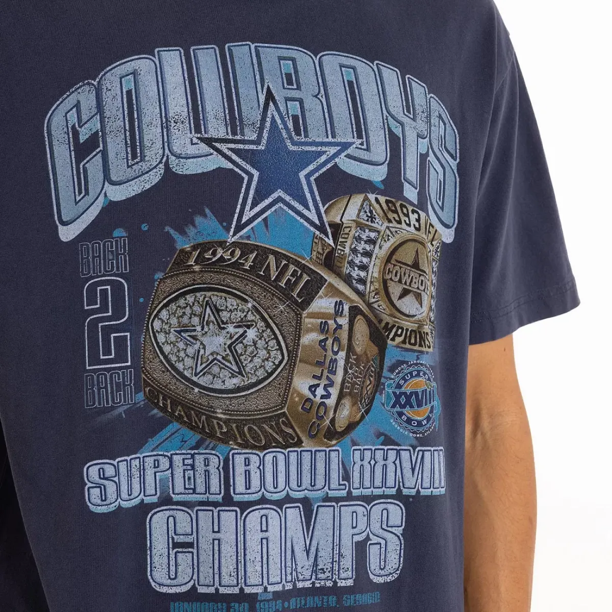 MITCHELL AND NESS Tees & Tanks<Dallas Cowboys Superbowl Champions Tee Unisex