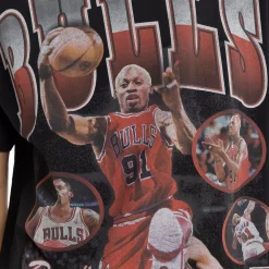 MITCHELL AND NESS Tees & Singlets<Dennis Rodman Chicago Bulls Photo Player Tee