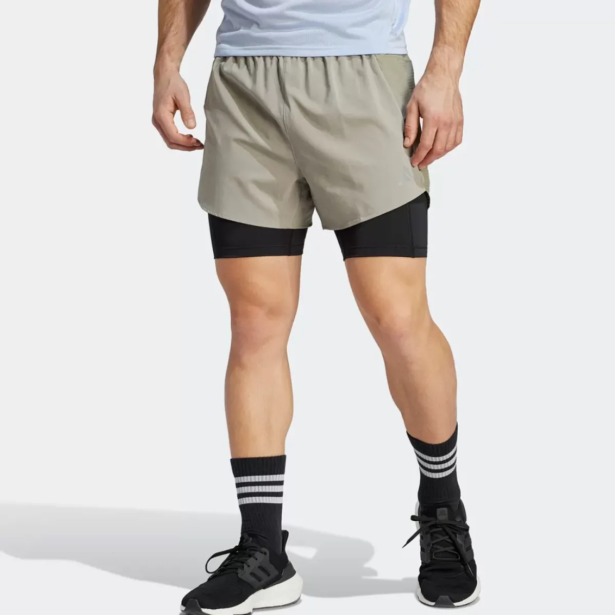 Adidas Shorts<Designed For Running 2-In-1 Shorts