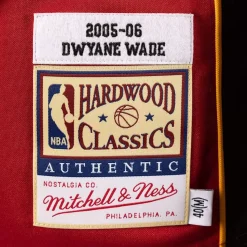 MITCHELL AND NESS Tees & Singlets<Dwayne Wade Miami Heat 05-06 Road Authentic Jersey