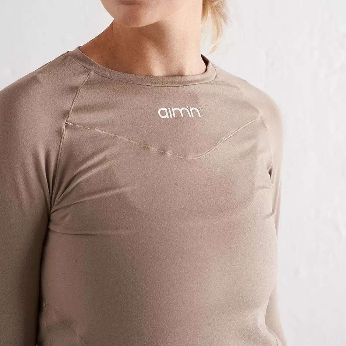 Aim Tees & Tanks<Espresso Soft Seamless Long Sleeve T-Shirt