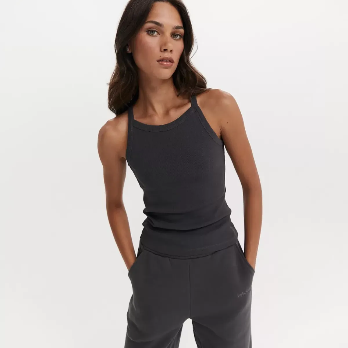 Taylor Sport Tees & Tanks<Essential Tank In Shadow