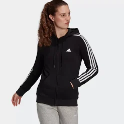 Adidas Hoodies & Crews<Essentials Fleece 3-Stripes Full-Zip Hoodie