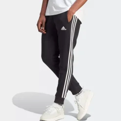 Adidas Sportswear Pants & Sweats<Essentials Fleece 3-Stripes Tapered Cuff Joggers