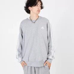 Adidas Sportswear Hoodies & Crews<Essentials French Terry 3-Stripes Crew