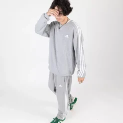 Adidas Sportswear Hoodies & Crews<Essentials French Terry 3-Stripes Crew