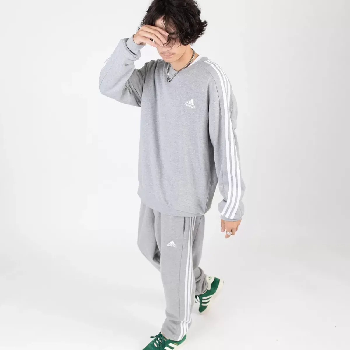 Adidas Sportswear Hoodies & Crews<Essentials French Terry 3-Stripes Crew