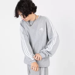 Adidas Sportswear Hoodies & Crews<Essentials French Terry 3-Stripes Crew
