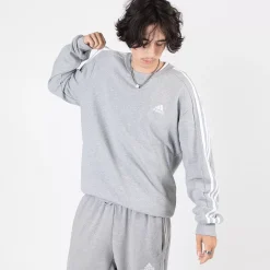 Adidas Sportswear Hoodies & Crews<Essentials French Terry 3-Stripes Crew