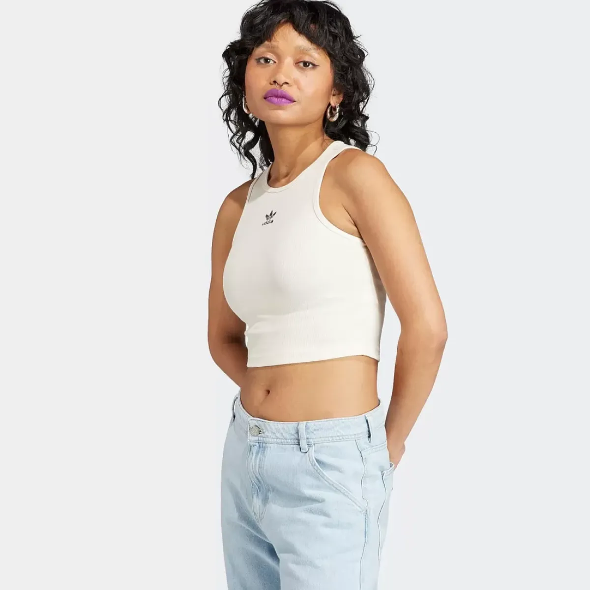 Adidas Originals Tees & Tanks<Essentials Rib Tank Top