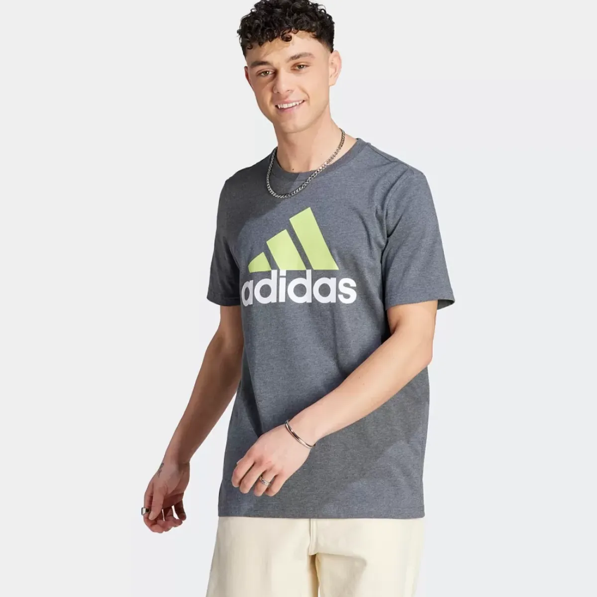Adidas Sportswear Tees & Singlets<Essentials Single Jersey Big Logo Tee