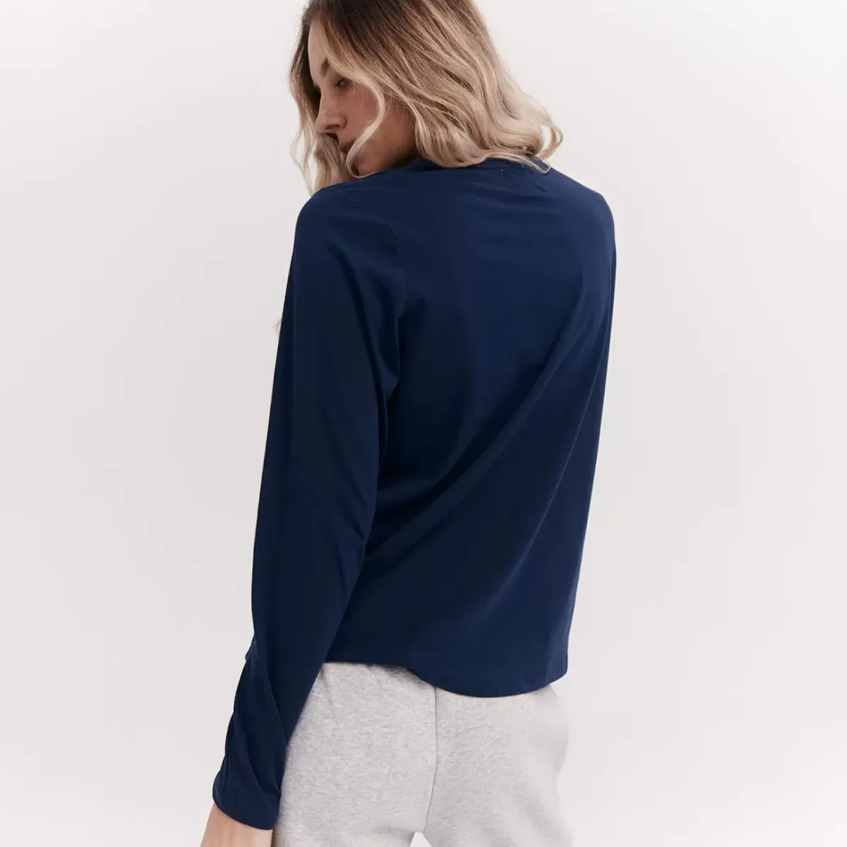 Taylor Sport Tees & Tanks<Everyday Long Sleeve In Navy