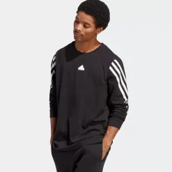 Adidas Sportswear Tees & Singlets<Future Icons 3-Stripe Long Sleeve Tee