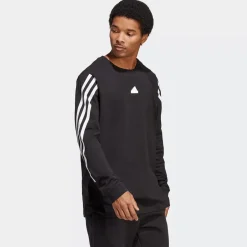 Adidas Sportswear Tees & Singlets<Future Icons 3-Stripe Long Sleeve Tee