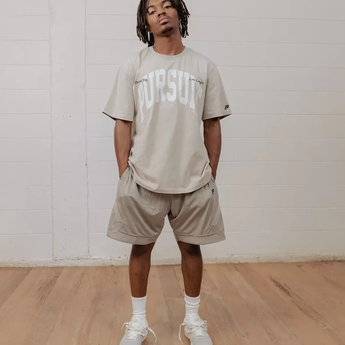 Pursuit of Happiness Shorts<Game Day Shorts Stone