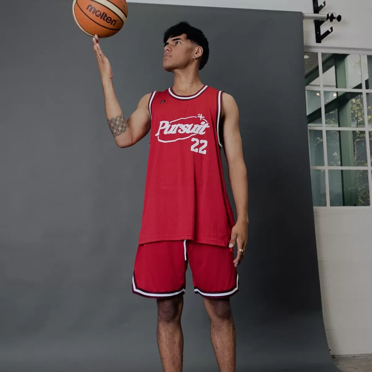Pursuit of Happiness Tees & Singlets<Game Day Singlet Scarlet Wine