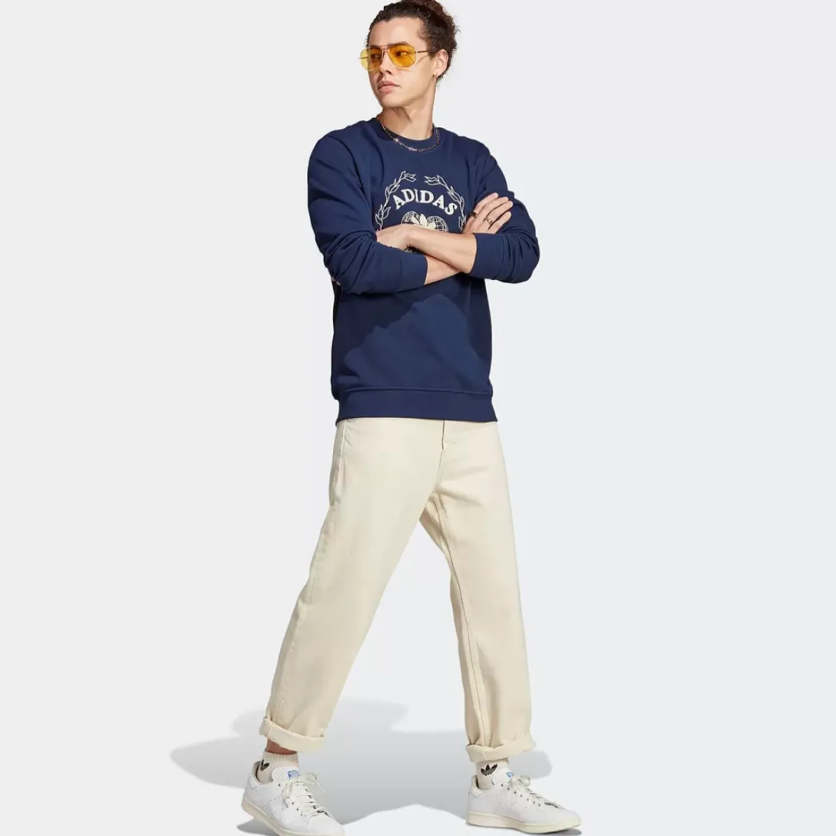 Adidas Originals Hoodies & Crews<Graphics Archive Crew Sweatshirt