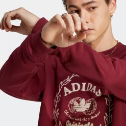 Adidas Originals Hoodies & Crews<Graphics Archive Crew Sweatshirt