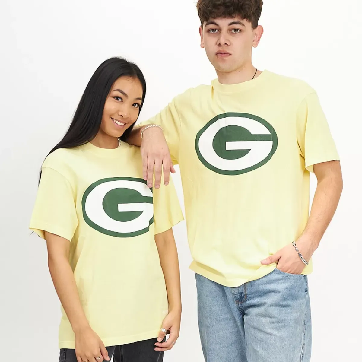 MITCHELL AND NESS Tees & Singlets<Green Bay Packers Vintage Classic Big Logo Tee Unisex