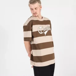 Champion Tees & Singlets<Heritage Collegiate Stripe Cursive Script Tee