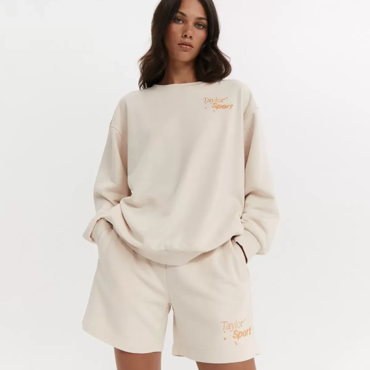 Taylor Sport Hoodies & Crews<Heritage Crew In Cream