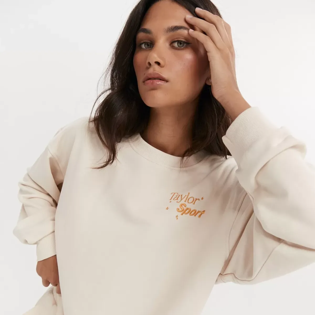 Taylor Sport Hoodies & Crews<Heritage Crew In Cream