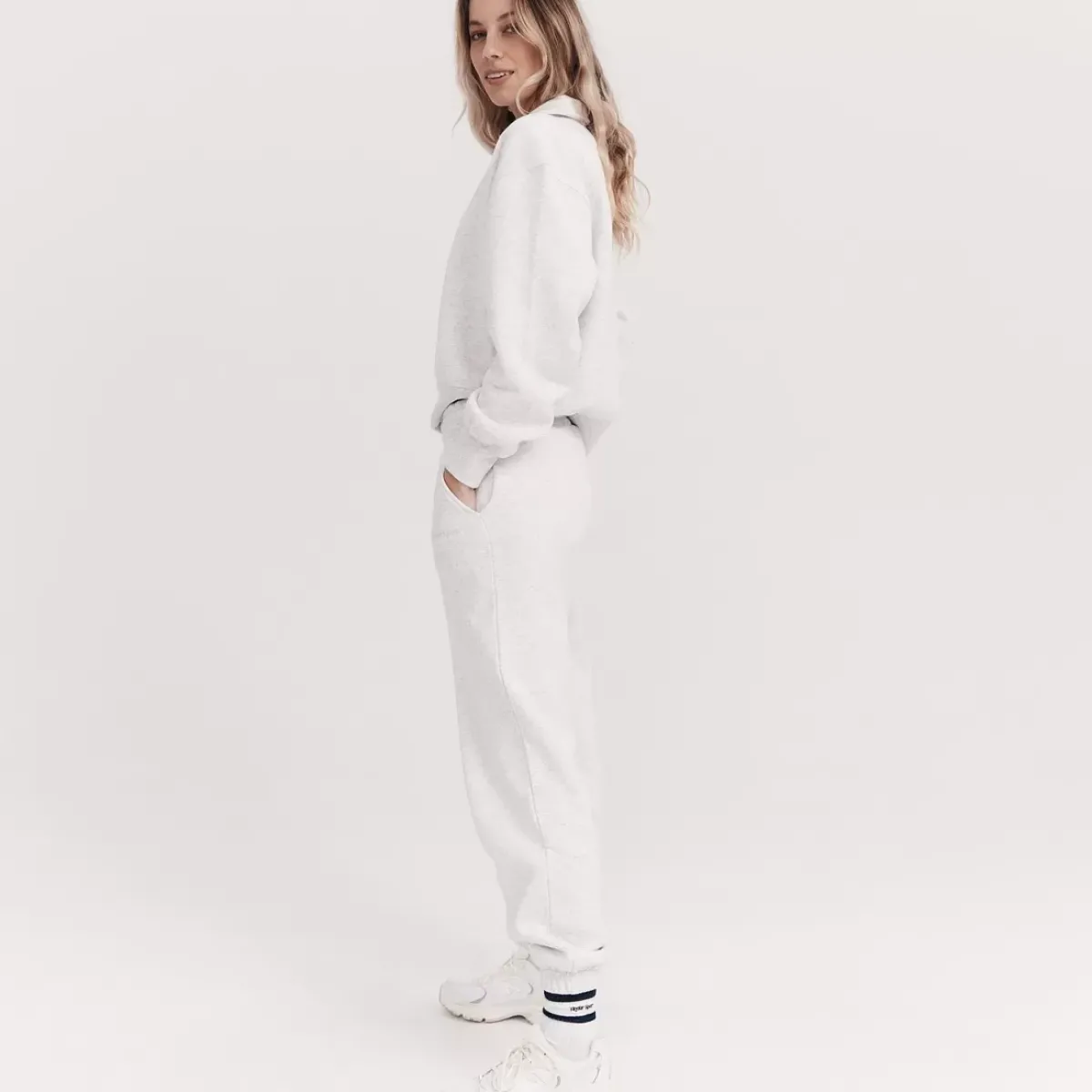 Taylor Sport Pants & Sweats<Heritage Sweatpant In Snow Marle