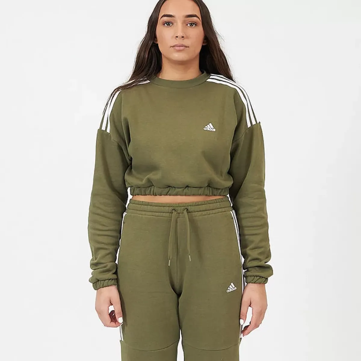 Adidas Hoodies & Crews<Hyperglam Crop Crew Sweatshirt