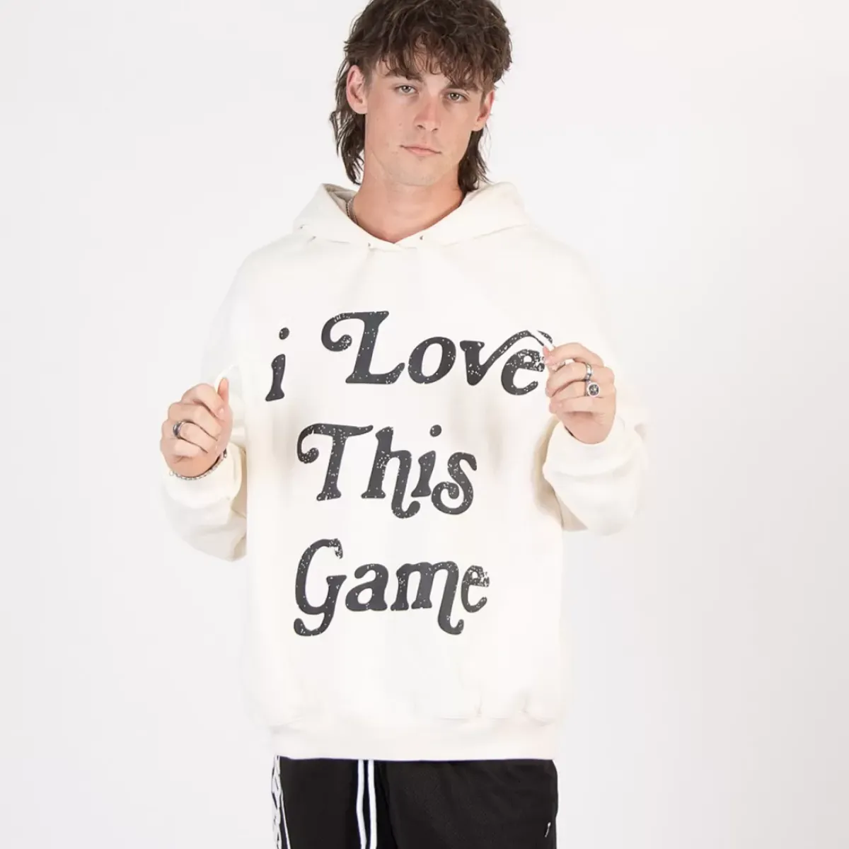 MITCHELL AND NESS Hoodies & Crews<I Love This Game Hoodie Unisex