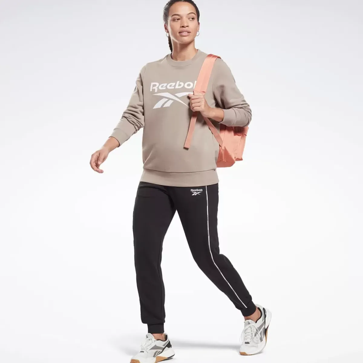 Reebok Hoodies & Crews<Identity Logo French Terry Crew Sweatshirt