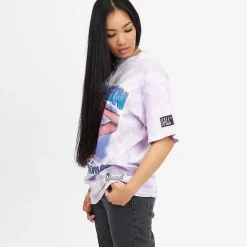 MITCHELL AND NESS Tees & Tanks<Larry Johnson Hall Of Fame Tye Dye Tee Unisex