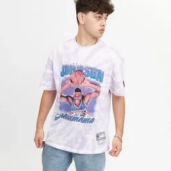 MITCHELL AND NESS Tees & Singlets<Larry Johnson Hall Of Fame Tye Dye Tee Unisex
