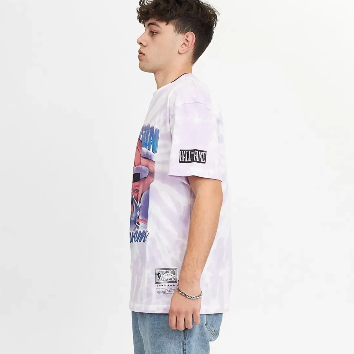 MITCHELL AND NESS Tees & Singlets<Larry Johnson Hall Of Fame Tye Dye Tee Unisex