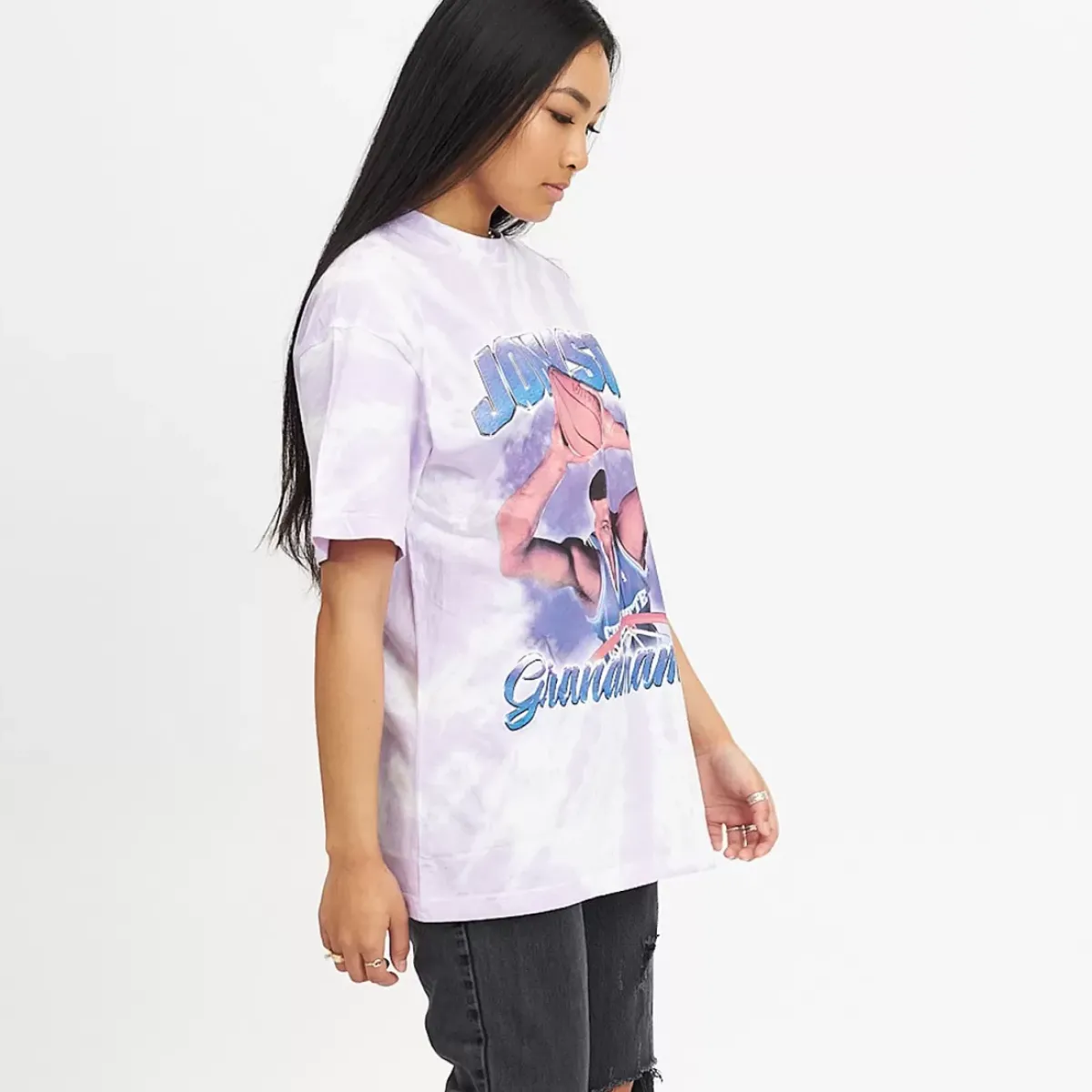 MITCHELL AND NESS Tees & Singlets<Larry Johnson Hall Of Fame Tye Dye Tee Unisex