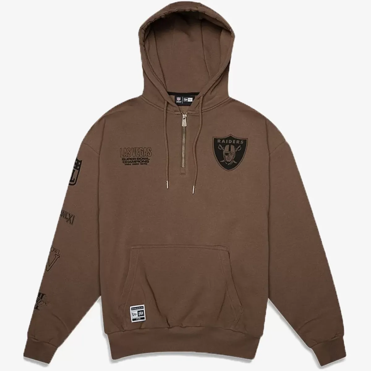 New Era Hoodies & Crews<Las Vegas Raiders 1/4 Zip Hoodie