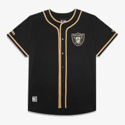 New Era Tees & Singlets<Las Vegas Raiders Button Up Tee