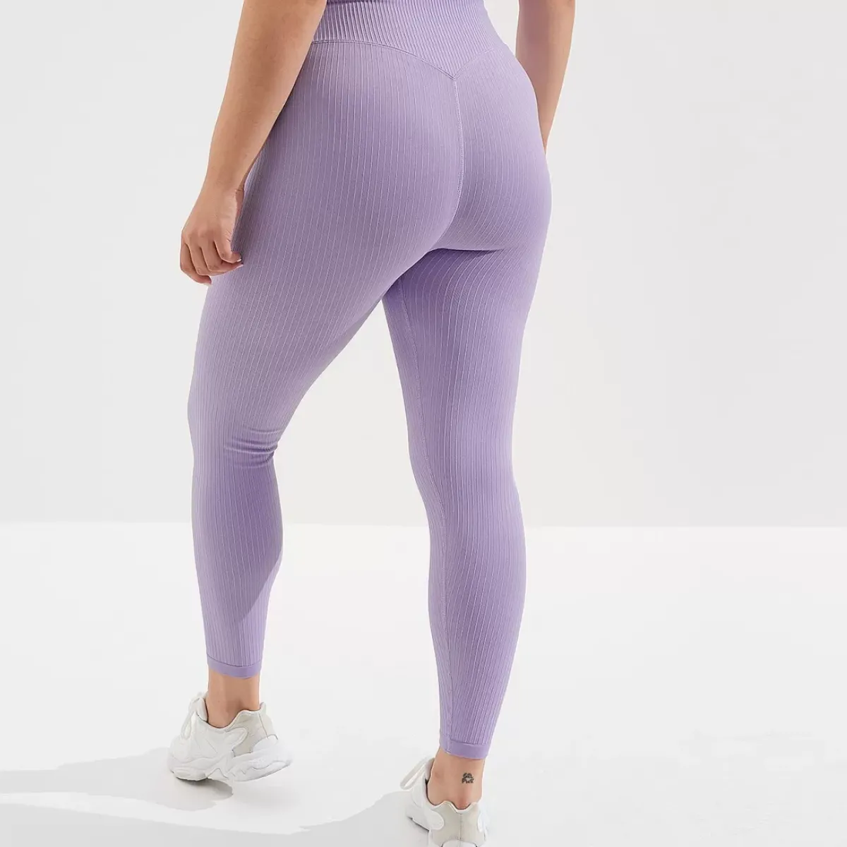 Aim Tights<Lavande Ribbed Seamless Tights