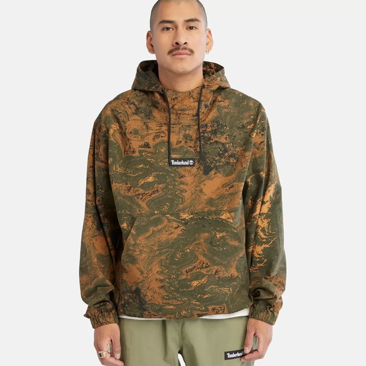 Timberland Hoodies & Crews<Lightweight Ripstop Anorak Spring Rock Hoodie Unisex