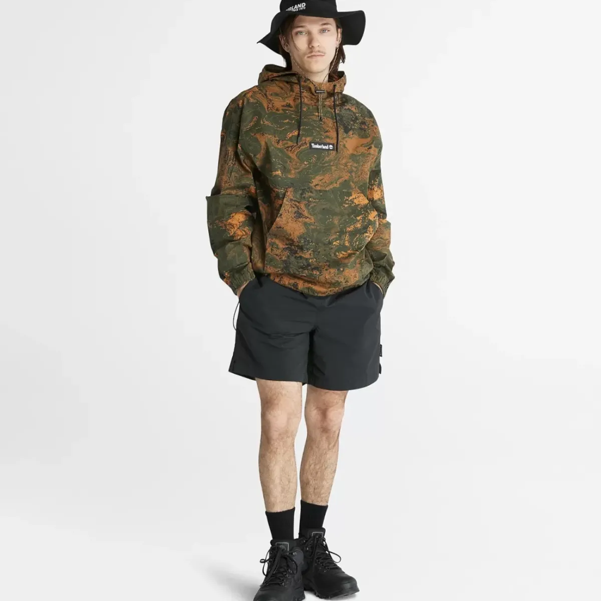 Timberland Hoodies & Crews<Lightweight Ripstop Anorak Spring Rock Hoodie Unisex