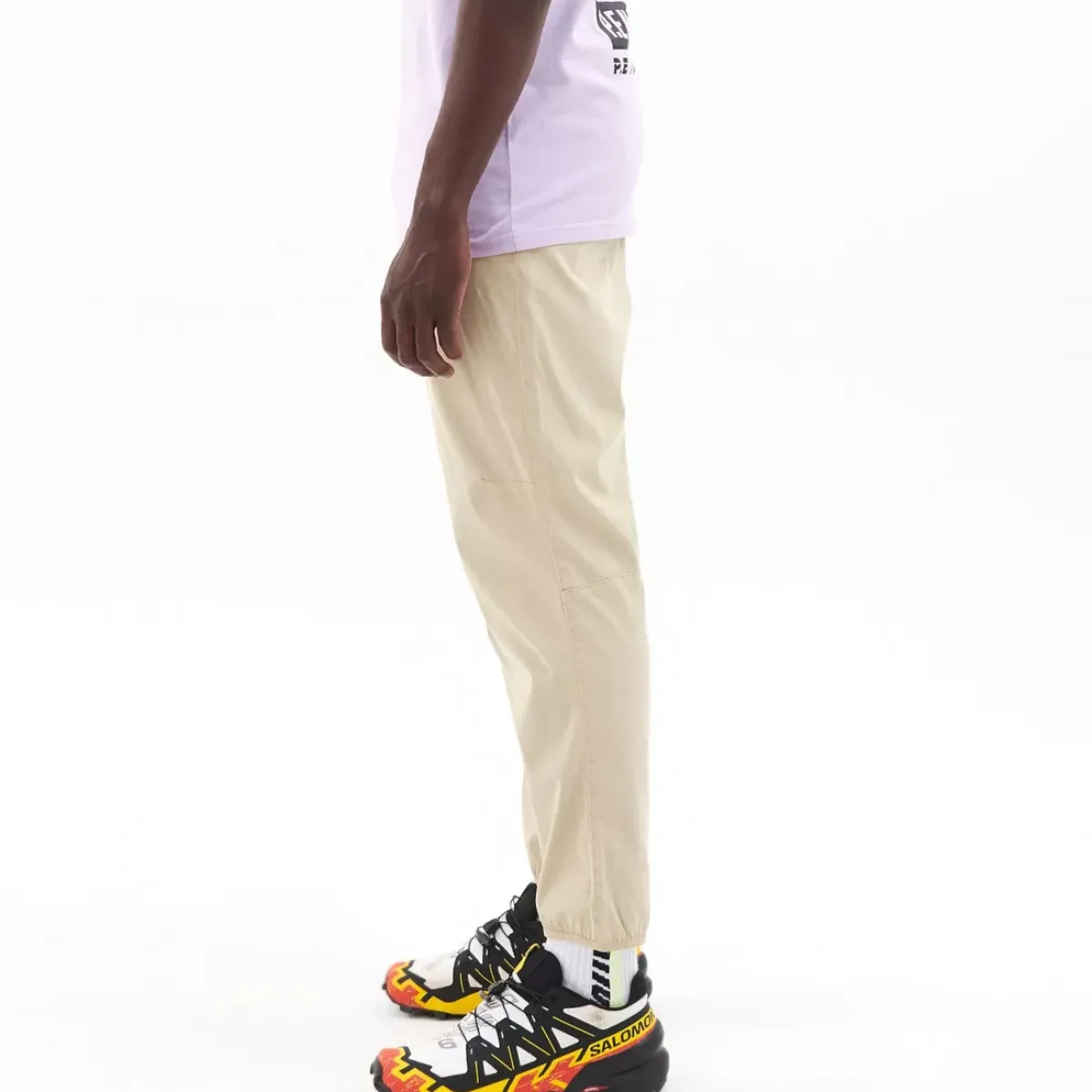 PE Nation Pants & Sweats<Line Block Pant In Pale Khaki