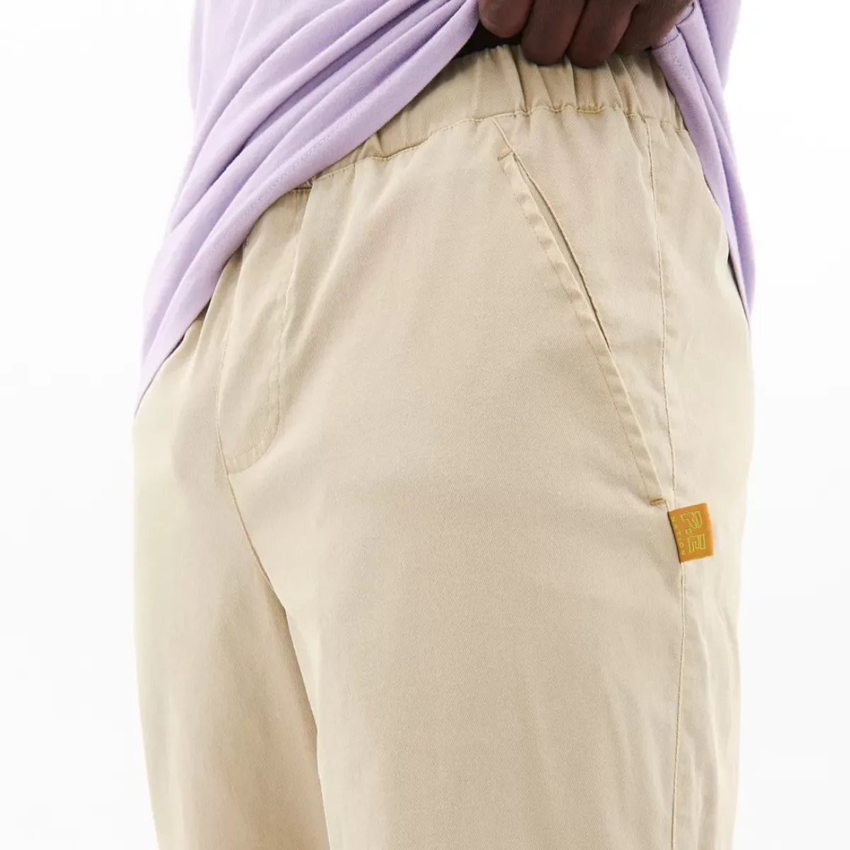 PE Nation Pants & Sweats<Line Block Pant In Pale Khaki