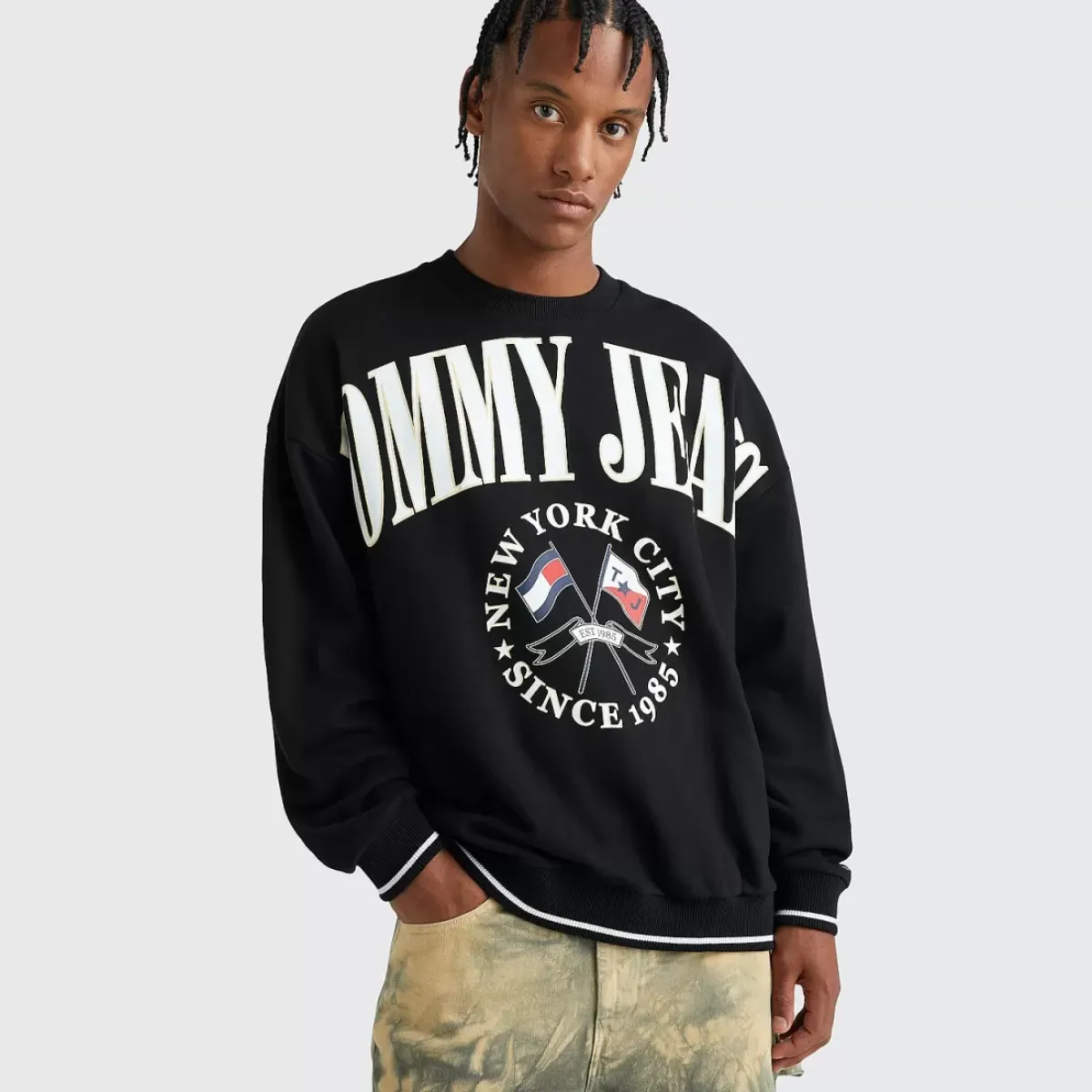 TOMMY HILFIGER Hoodies & Crews<Logo Skater Sweatshirt