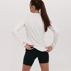 Taylor Sport Tees & Tanks<Long Sleeve Run Top In Cream