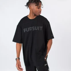 Pursuit of Happiness Tees & Singlets<Loose Drop Shoulder Tee In Black